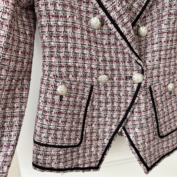 Veronica Beard Theron Tweed Blazer Jacket - Picture 7 of 11